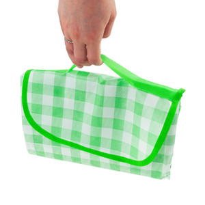 <b>LARGE</b> PICNIC BEACH BLANKET WATERPROOF <b>MAT</b> GREEN - Product Image 5