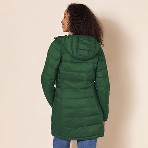 Manteau à capuche rembourré léger et résistant à l'eau pour femme (disponible en taille plus) 2025 - Product Image 5
