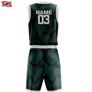 Bajo moq OEM sublimación baloncesto Jersey logotipo personalizado reversible baloncesto uniforme diseño - Product Image 2