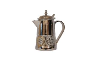 Jarra de Latón Oficial y Dispensador de Agua con Diseño Mughal, Acabado Pulido, Utensilios para Servir Agua - Product Image 6