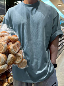 Camisetas Personalizadas para Hombre de Secado Rápido, Cuello Redondo, Lisas, Teñidas, Ecológicas, Estampadas, Tejidas, de Manga Corta, con Logotipo Personalizado, Estilo Deportivo - Product Image 2