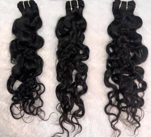 100% armure brésilienne de cheveux humains bouclés vierges non transformés 3 faisceaux d'extensions de cheveux bouclés profonds - Product Image 1