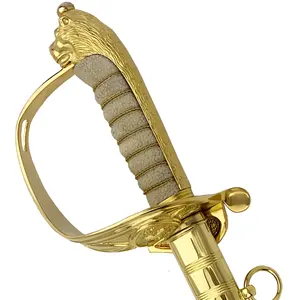 Baju seragam Korps Marinir petugas Nco pedang seremonial pedang Masonik antik kuno Freemason pedang seremonial