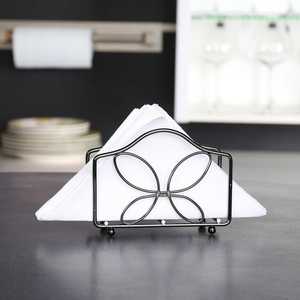 Table Decorative Metal <b>Napkin</b> Holder <b>Silver</b> Finished Iron <b>Napkins</b> Collectible Stand for Home And Office Decor - Product Image 5