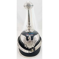 Preußische Langspitze-Lederrüstung Deutscher Pickelhaube-Helm Achat-Qualität Handgefertigt Natürliches Leder Hochwertig Verarbeitet