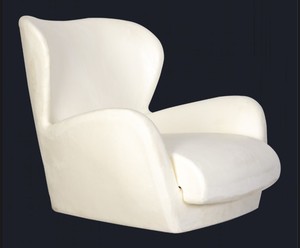 ROMA Modern European Style Polyurethane Sponge Living Room <b>Chair</b> Minimalist Armchair - Product Image 4