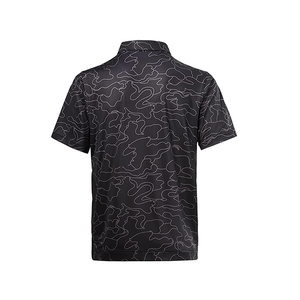 Polo de golf sur mesure 2025 pour hommes Polyester solide imprimé motif Style décontracté bouton décoration grande taille à manches courtes - Product Image 6