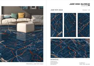 คาลาแคตตาหินอ่อนสีน้ำตาลมันวาวสูง600x1200กระเบื้องพอร์ซเลนขัดเงา600x600ทันสมัยตลาดในดูไบ - Product Image 5