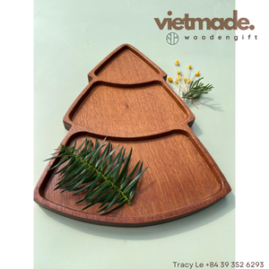 Meilleur prix de haute qualité personnalisé en gros plateau de service en bois décoration de noël plateau en forme de pin Design unique - Product Image 6