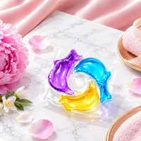 Capsules de lessive en gel personnalisées OEM ODM en gros Nettoyage en profondeur Soin des couleurs Parfum personnalisé pour machine à laver