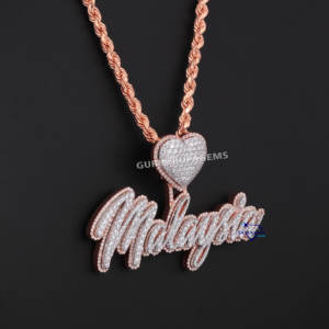 Elegant Moissanite Diamond <b>Pendant</b> on 925 Sterling <b>Silver</b> Rope <b>Chain</b> Unique Necklaces for All Occasions Perfect Gift Idea - Product Image 5