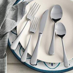 Ensemble de couverts en métal robuste, idéal pour les cuisines commerciales, les cafés, les restaurants, les services de restauration, avec une résistance supérieure - Product Image 1