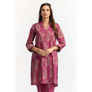 Conjunto de Camisa y Pantalón de Algodón Dobby con Estampado Digital Modelo IPS-24-12 - Product Image 1