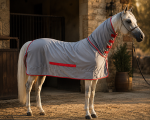 Manta Premium Antimoscas para Caballos con Cuello Completo - Product Image 2