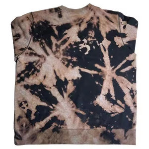 Sudaderas con Capucha y Cuello Redondo de Diseño Personalizado con Estampado Tie-Dye, Estilo Urbano para Hombre, 100% Algodón, Bordadas, de Invierno - Product Image 3