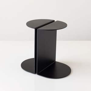 Stylish Black <b>Metal</b> Bookends Adding Glamorous Touch To Contemporary <b>Shelving</b> <b>Units</b> And Elegant Interior Designs - Product Image 5