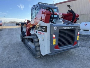 Mini-excavatrice sur chenilles Takeuchi TL12V2 d'occasion, chargeuse compacte à haut débit avec attache cisaille - Product Image 2