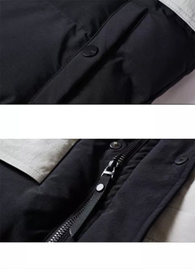 Wholesale Premium Quality Winter Parka Men New Fashion Padded Hooded <b>Puffer</b> <b>Jacket</b> <b>Light</b> Warm Woven Bubble Fabric Customized ODM - Product Image 3