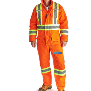 Traje de Trabajo Industrial Transpirable Personalizable al por Mayor para Hombre, Traje de Alta Visibilidad con Peto para Trabajadores de la Construcción, Trajes de Trabajo de Verano - Product Image 4