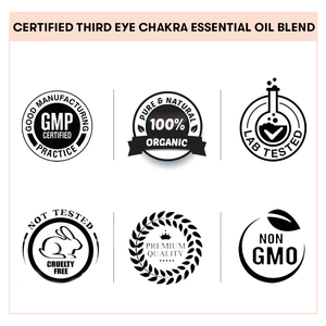 Compre la mezcla de aceite esencial de Chakra del tercer ojo | Mezcla de aceite esencial de Chakra del tercer ojo puro 100%-Aceite de Chakra del tercer ojo al mejor precio - Product Image 5