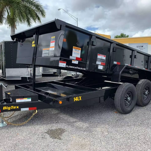 Remolque Volquete Hidráulico de 16' Homologado para Carretera, Cargador 170HDT, Alto Nivel de Seguridad, Construcción Duradera para Remolques Agrícolas - Product Image 1