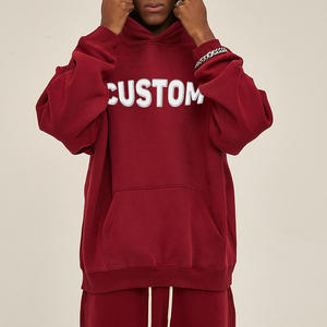 Sudadera con capucha informal para hombre al por mayor 100% algodón personalizado resistente hombro caído estilo de invierno con cuello con capucha liso teñido - Product Image 5