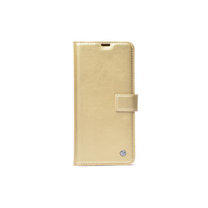 Funda Tipo Cartera con Tapa Abatible ASMA Kar Deluxe Gold Edition para Samsung Galaxy S25 FE, Estilo Ins, con Ranuras para Tarjetas, Modelo Pro - Product Image 1