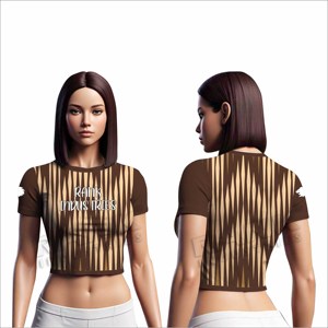 T-shirts courts pour femmes, fabriqués au Pakistan, très vendus, haute qualité, logo personnalisé, pour la vente en ligne - Product Image 3