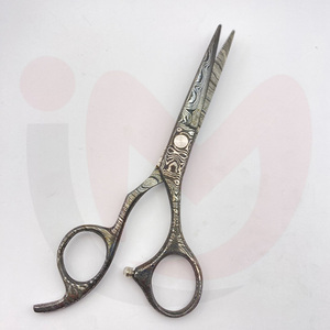 Tijera de corte de estilista de 6,5 pulgadas con patrón de Damasco, tijeras de peluquería de acero inoxidable, herramienta de estilista afilada - Product Image 4