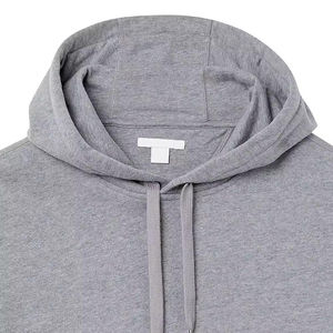 Sweat à capuche pour homme de haute qualité pour l'hiver avec logo personnalisé, 100% coton polaire, design coupe-vent, couleur unie, poche extérieure - Product Image 6