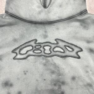 เสื้อฮู้ดพิมพ์ลายพัฟของผู้หญิงโลโก้ที่3D ในฤดูใบไม้ร่วงดีไซน์เป็นเส้นเชือกกันหดมีขนาดใหญ่ - Product Image 4