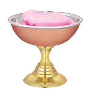 Cuenco de caramelo de latón hecho a mano de alta calidad, diseño de flores talladas a mano biodegradables desechables de lujo para servir - Product Image 3