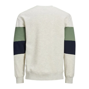 Automne qualité classique hommes décontracté sweat Streetwear Logo personnalisé impression numérique Polyester/coton matériel teint uni - Product Image 2