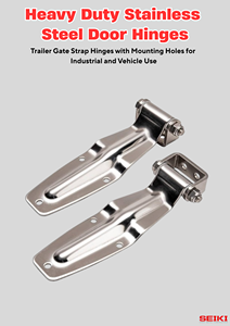 บานพับประตูสแตนเลสความแข็งแรงสูงสำหรับรถพ่วง รถบรรทุก ตู้คอนเทนเนอร์ ทนทานต่อสภาพอากาศ อุปกรณ์ติดตั้ง ทนทาน รับผลิตตามแบรนด์และแบบที่กำหนด - Product Image 6