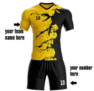 2025 personnalisable 100% Polyester Football uniforme ensemble redressement rapide Sublimation conception Match Kit Football maillot nouveau Football porter - Product Image 4