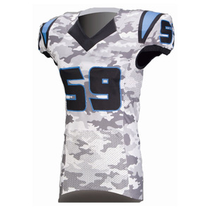 Maillot d'entraînement de football américain sur mesure chemises de sport pour jeunes adultes motif de chiffres cousu hauts unis pantalon XL inclus - Product Image 3