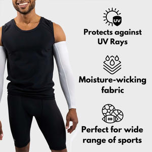 Mangas Protectoras Solares Personalizadas OEM de Longitud Completa para Trabajo en Verano, Tejido Transpirable Elástico de Poliéster/Nylon, Marca Street Grace - Product Image 4