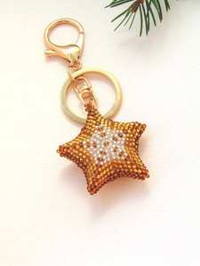 Llavero Artesanal con Cuentas para Mujer, Accesorio Elegante para Llaves, al por Mayor - Product Image 5