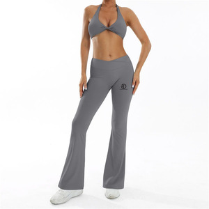 Nuevo estilo, Sujetador deportivo ligero, mallas, conjunto de Yoga para mujer, ropa de entrenamiento de gimnasio transpirable, sujetador y mallas de dos piezas - Product Image 2