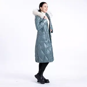 Doudounes unisexes légères à capuche manteau d'hiver pour femmes veste d'hiver en duvet de canard - Product Image 1