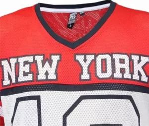 Por encargo de los hombres camisetas de fútbol al por mayor bordado de fútbol americano Jersey Spandex poliéster tela uniforme de fútbol - Product Image 5