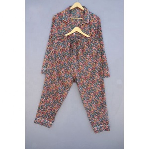 Conjunto de pijama de seda pura para mujer, ropa de dormir de verano y primavera, estampado Floral orgánico, transpirable, de secado rápido, conjunto de pijama y camisa de dama de honor - Product Image 2