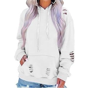LOW quantité minimale de commande Streetwear Heavy Distressed Hoodie Vintage Hommes Plus Size Pullover With Acid Wash Custom Heavyweight French Terry Hoody - Product Image 1