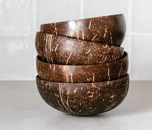 Bol de noix de coco naturel du Vietnam fabriqué à la main: repas écologique et durable pour la maison et les voyages - Product Image 6