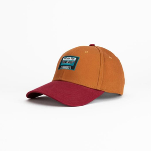90s Mix Tape Embroidery Baseball Cap Unisex Vintage 5-Panel Breathable <b>Waterproof</b> <b>Hat</b> Orange Red Brim Cotton Twill Casual Spring - Product Image 3