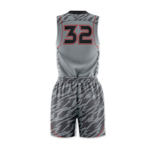 Uniforme de basket-ball cousu fabriqué au Pakistan, professionnellement conçu, sublimation, léger, respirant, tissu en maille à séchage rapide - Product Image 3