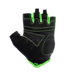 Gants de cyclisme en cuir demi-doigts de haute qualité à bas prix fabriqués au Pakistan, respirants, légers, gants de course, design personnalisé - Product Image 2