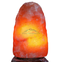 Lampe en cristal de sel de l'Himalaya sculptée sur mesure, extra large, style Feng Shui Amour, avec étiquetage privé et emballage direct, artisanat naturel OEM