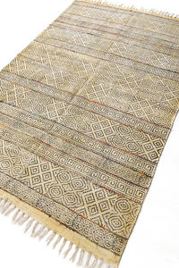 Tapis indien Dhurries tissé à la main tapis de sol décoratif tapis en coton en gros Dhurrie tapis tapis Service personnalisé - Product Image 2