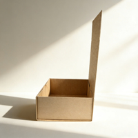 Boîtes d'emballage en carton brun en forme de livre entièrement personnalisées, fermeture magnétique, emballage cadeau pour cosmétiques, soins de la peau, vêtements